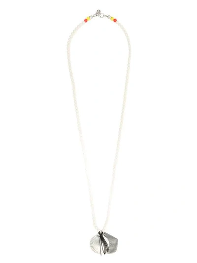 Shop Camila Klein Charm Necklace In Metallic