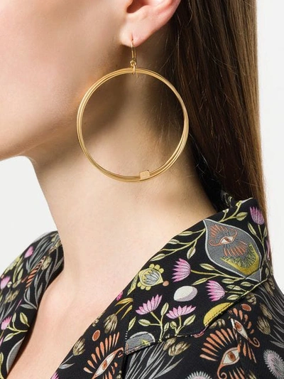 Shop Aurelie Bidermann Thalia Earrings In Metallic