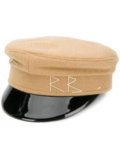 Shop Ruslan Baginskiy Military Hat In Neutrals