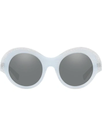 Shop Alain Mikli X Alexandre Vauthier Roselyne Sunglasses In White