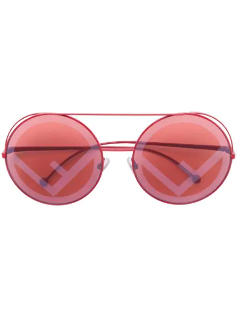 fendi sunglasses red