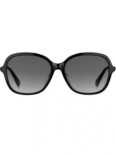 Shop Kate Spade Brylee Sunglasses In Black