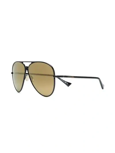 Shop Altuzarra Aviator Sunglasses In Black