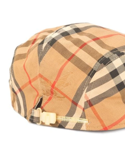 Pre-owned Burberry Logo Hat - Farfetch In Beige, Brown, Red Etc