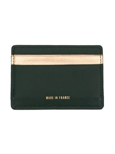 Preciously Star Embellished Cardholder - Green In Green