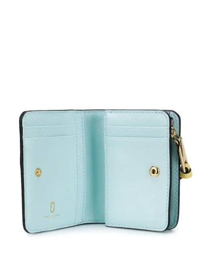 MARC JACOBS COLOURBLOCK MINI COMPACT WALLET - 粉色