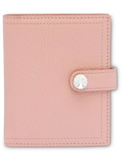 Shop Miu Miu 'madras' Portemonnaie In Pink