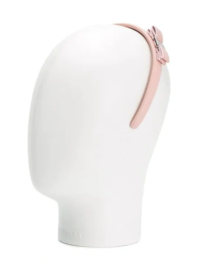 Shop Ferragamo Salvatore  Vara Bow Headband - Pink