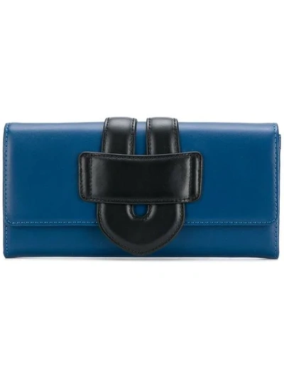 Shop Tila March Zelig Continental Wallet In Blue