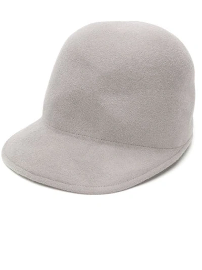 Shop Borsalino Equestrian Hat In Grey