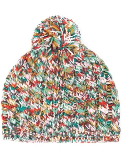 Shop Missoni Chunky Knit Beanie Hat In Sm0iw Multicolor