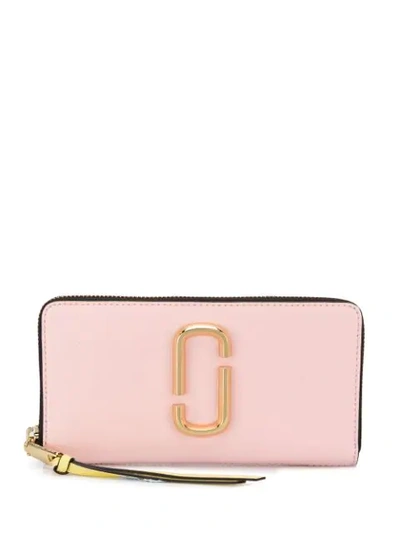 Shop Marc Jacobs Around-zip Wallet - Pink
