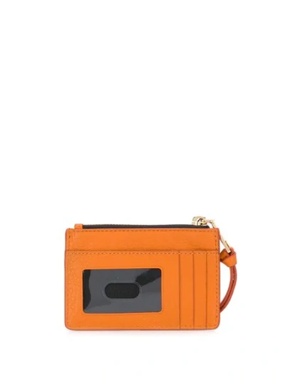 Shop Marc Jacobs The Softshot Top-zip Multi Wallet In Orange