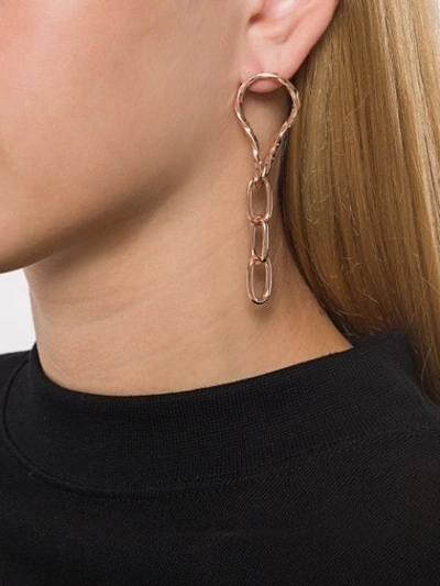 Shop Maria Black Thyra Earring In Metallic