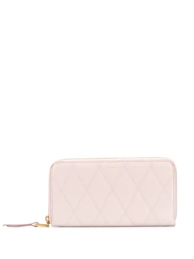 Shop Givenchy Gv3 Wallet In Neutrals