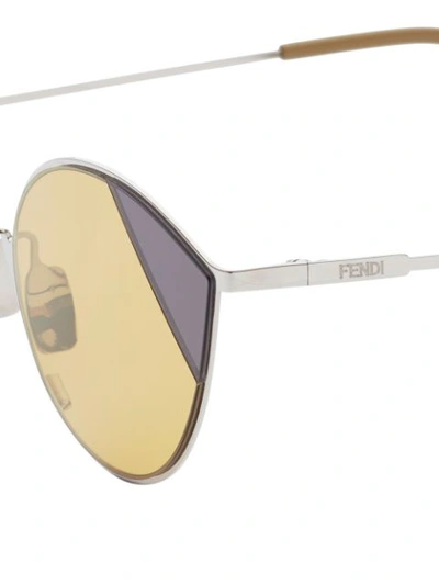 Shop Fendi Cat-eye Sunglasses - Yellow