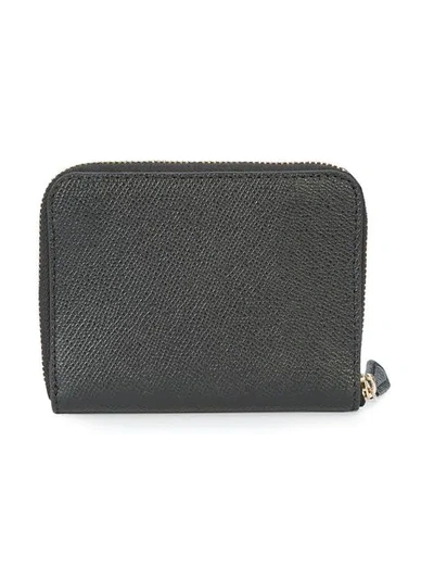 Shop Coach Small Zip Around Wallet In Black