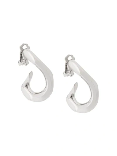 Shop Annelise Michelson Small Broken Chain Earrings In Silver