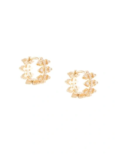 Shop Apm Monaco La Belle Epoque Earrings In Gold