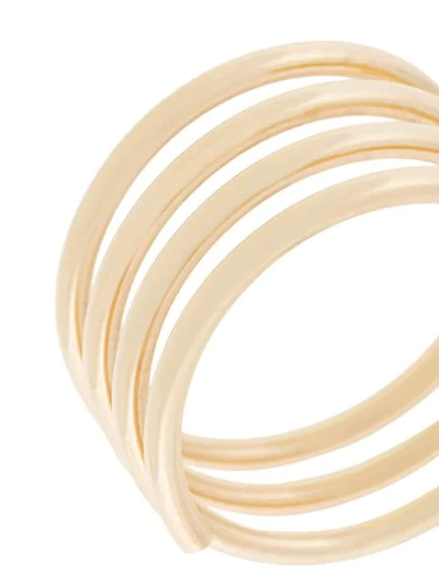 Shop Sophie Bille Brahe Layered Ring In Gold