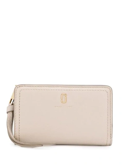 Shop Marc Jacobs Compact Wallet In Neutrals