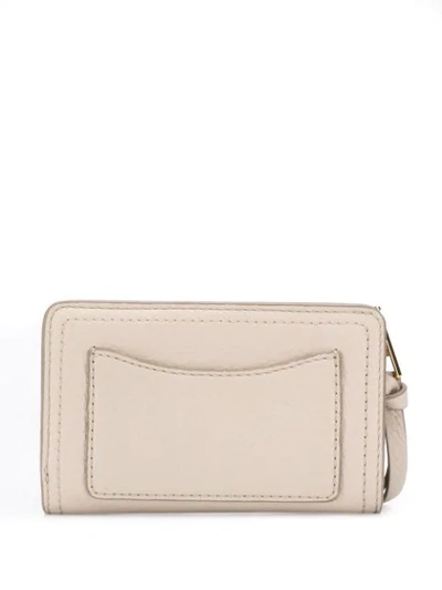 Shop Marc Jacobs Compact Wallet In Neutrals