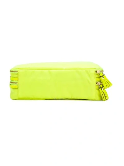 Shop Anya Hindmarch Zipped Make-up Bag In Yellow