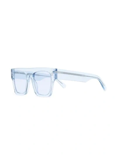 Shop Stella Mccartney Square-frame Sunglasses In Blue