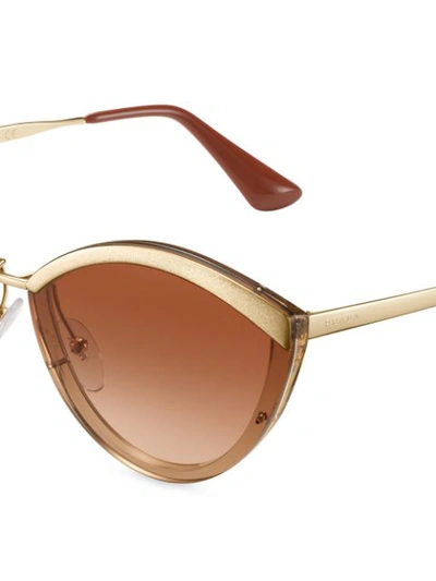 Shop Prada Eyewear  Cinéma Eyewear Sunglasses - Neutrals