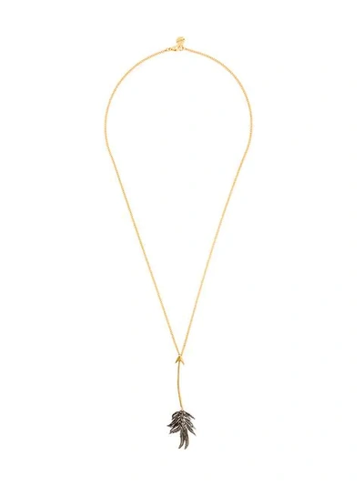Shop Givenchy Arrow Necklace In Metallic