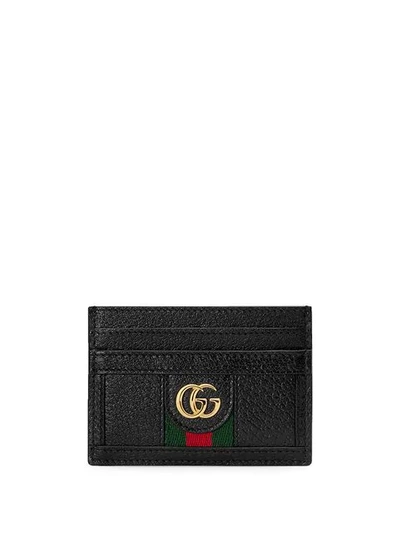 Gucci Brown Ophidia GG Card Holder – BlackSkinny