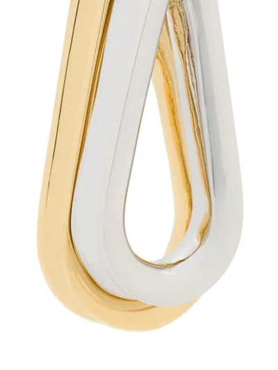 Shop Annelise Michelson Small Double Ellipse Earrings In Gold