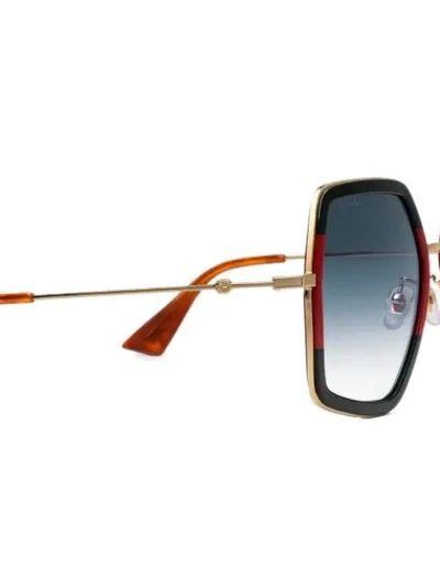 超大款方框醋酸纤维太阳眼镜