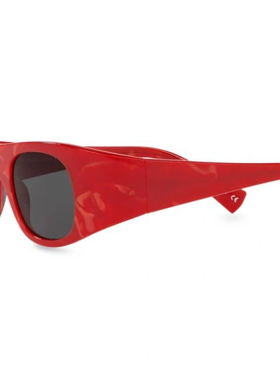 Shop Alain Mikli X Alexandre Vauthier Ansolet Sunglasses In Red
