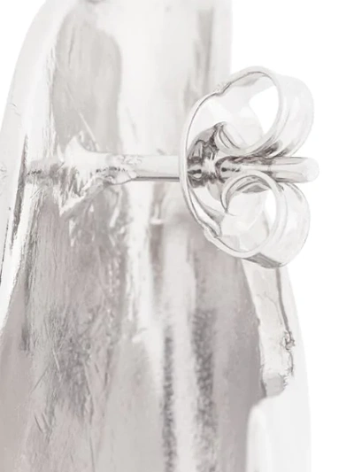 Shop Annelise Michelson Small Twirl Earrings In Silver