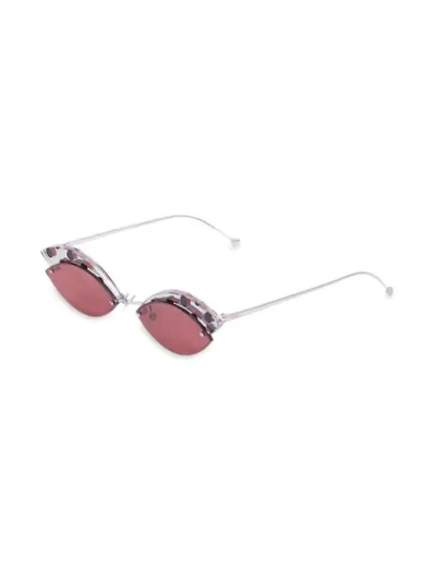 Shop Fendi Defender Sunglasses In Pink