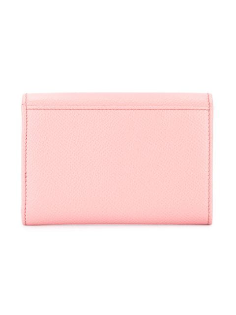 Dolce & Gabbana Continental Tri-fold Wallet In Pink | ModeSens