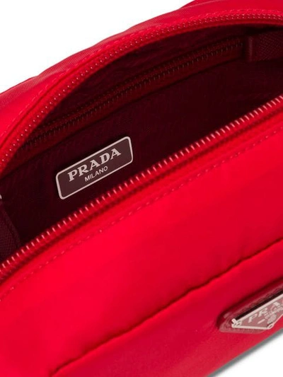 Shop Prada Cosmestics Case In Red