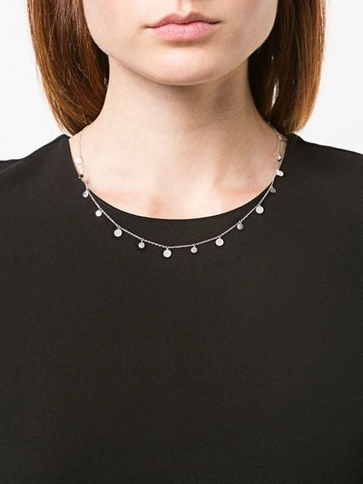 Shop Zofia Day Disc Necklace In Silver