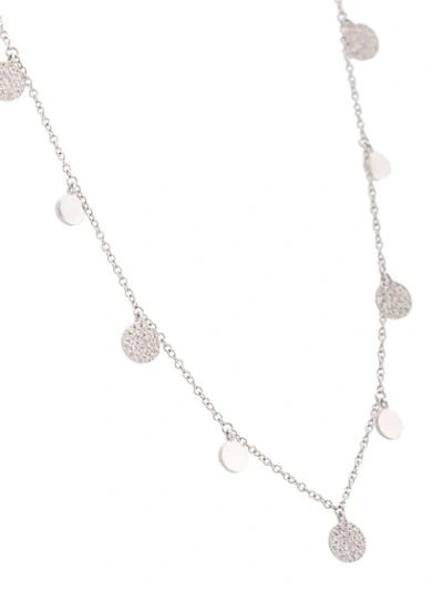 Shop Zofia Day Disc Necklace In Silver