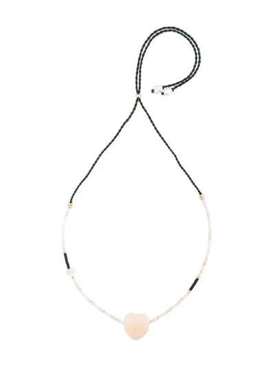 Shop Lizzie Fortunato Pendant Necklace In White