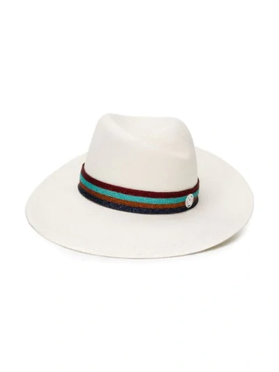 Shop Maison Michel Virginie Hat In White