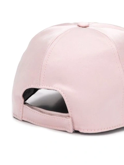 Shop Maison Michel Tiger Baseball Cap In Pink