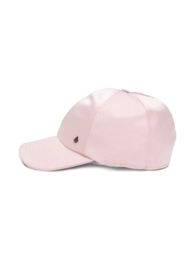 Shop Maison Michel Tiger Baseball Cap In Pink