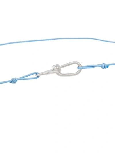 Shop Annelise Michelson Extra Small Wire Bracelet In Blue
