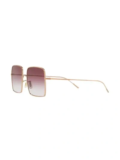Shop Oliver Peoples Rassine Sunglasses In Metallic