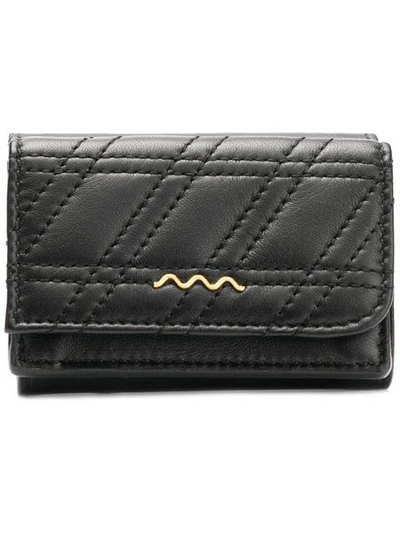 Shop Zanellato Quilted Wallet In Black