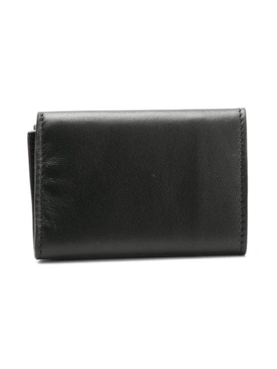 Shop Zanellato Quilted Wallet In Black