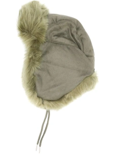 Shop Charlotte Simone Fur Snow Hat In Gold