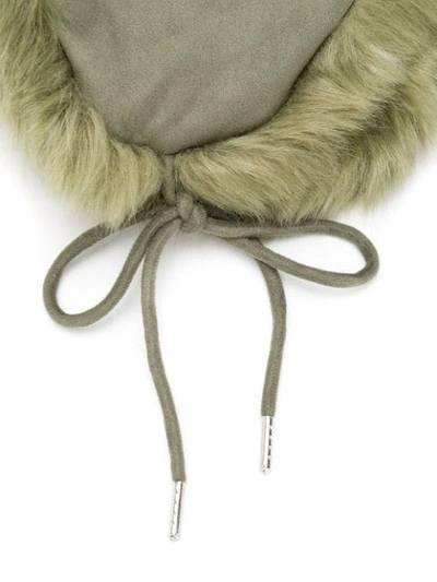 Shop Charlotte Simone Fur Snow Hat In Gold